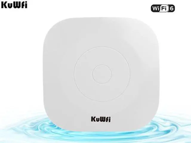 Main image of KuWFi 1800Mbps WiFi 6 Router Wifi POE Access Point Wifi Mesh Wireless Ceiling AP 2.4G&5.8G Gigabit Access Point Signal Amplifier