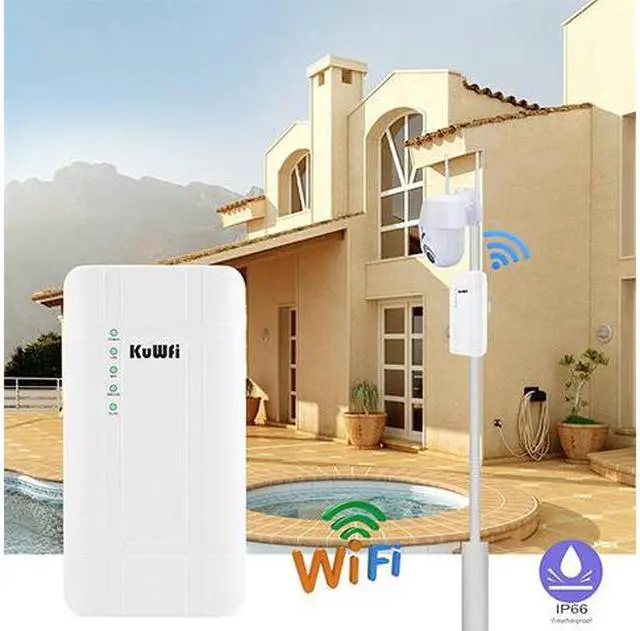 Alt view image 2 of 7 - 4G Wifi Router 300Mbps Wireless Outdoor 4G Router Hotspot Wifi Modem Builtin 4G 5dBi antenna Support 32 Users Use for IP Camera