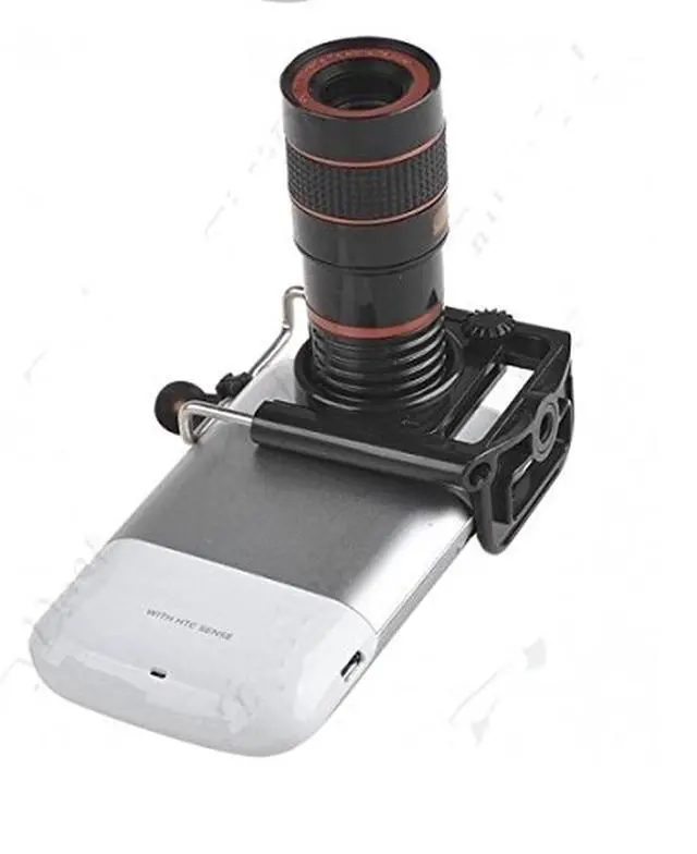 Alt view image 2 of 7 - Universal 8X Zoom Optical Lens Mobile Phone Telescope Camera for Moblie Phone New Universal Clip Eightfold Magnifier Mobile Phone Lens