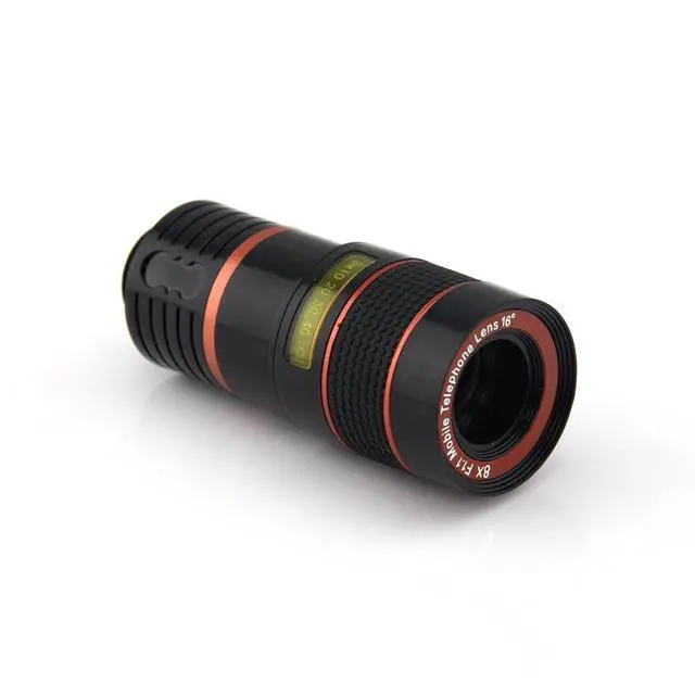 Alt view image 3 of 7 - Universal 8X Zoom Optical Lens Mobile Phone Telescope Camera for Moblie Phone New Universal Clip Eightfold Magnifier Mobile Phone Lens