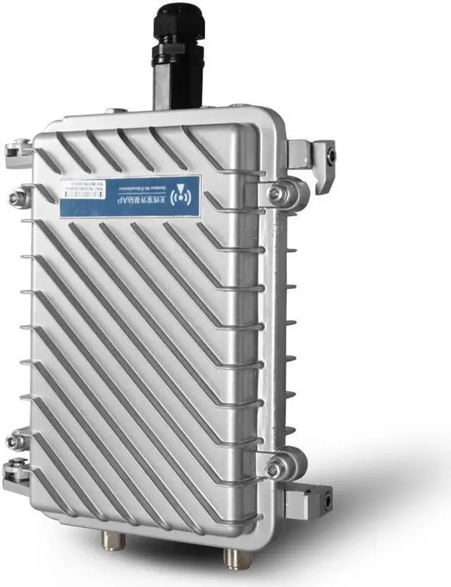 Alt view image 2 of 7 - KuWfi 500mW High Power 300Mpbs 2.4G Waterproof  Base Station Access Point Outdoor CPE Wireless Router with 2*8dBi Panel Antenna support Wireless AP, Gateway, WiFi Repeater, Bridge, WISP