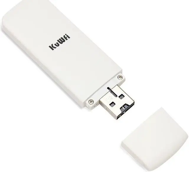 Alt view image 3 of 7 - KuWFi LTE Mobile Hotspot 4G USB WiFi dongle Modem Mini 4G WiFi SIM Router Support 4G/3G +Wi-Fi Wireless Access Provide for Car or Bus (not Including SIM Card) for USA/CA/Mexico