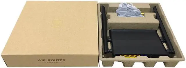 Alt view image 6 of 7 - KuWFi Dual Band WiFi Router 2.4Ghz/5Ghz 11AC Smart WiFi Repeater with External Antennas 1200mbps Enterprise Wireless Network Access Point for Home