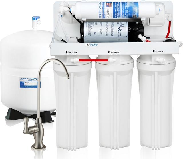 APEC Top Tier Ultra Safe Electric Pumped Reverse Osmosis Drinking