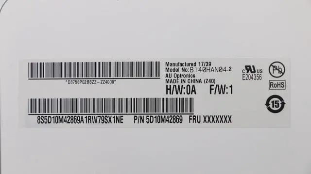 Alt view image 4 of 4 - 14.0inch FHD Lcd Touch Screen +Bezel Assembly for Lenovo Flex 5 1470 80XA000AUS