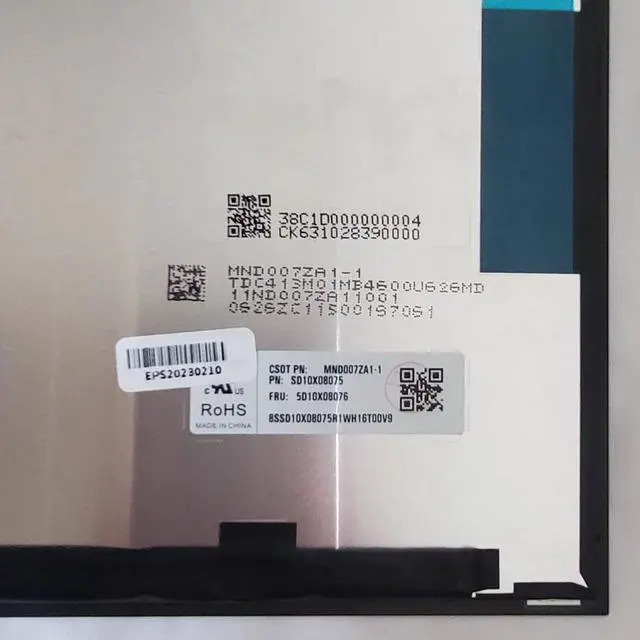 Alt view image 5 of 7 - 13inch QHD Lcd Touch Screen for Lenovo Yoga Pad Pro/Lenovo Yoga Tab 13 YT-K606F