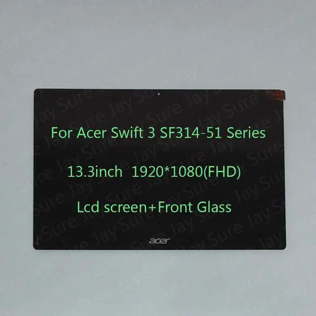 Main image of 14" FHD Lcd Screen+Front Glass Assembly for Acer Swift 3 SF314-51