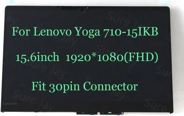 Alt view image 3 of 7 - 15.6" FHD Lcd Touch Screen Digitizer+Bezel For Lenovo Yoga 710-15IKB 5D10M14145