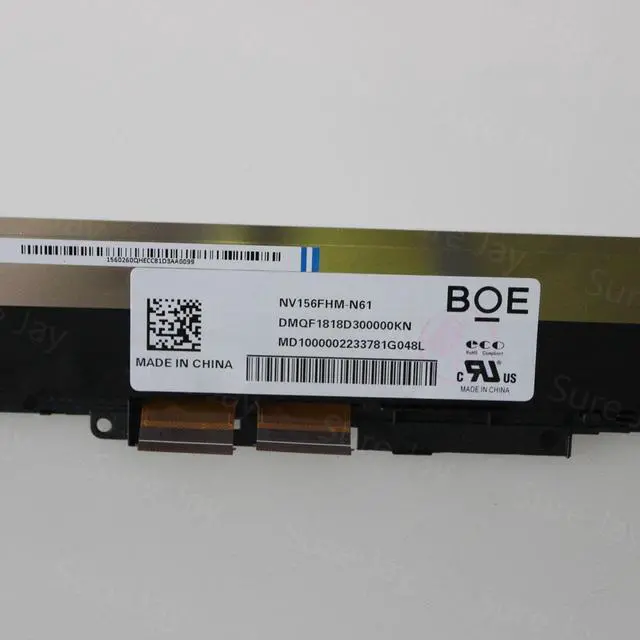 Alt view image 5 of 7 - 15.6" FHD Lcd Touch Screen Digitizer+Bezel For Lenovo Yoga 710-15IKB 5D10M14145