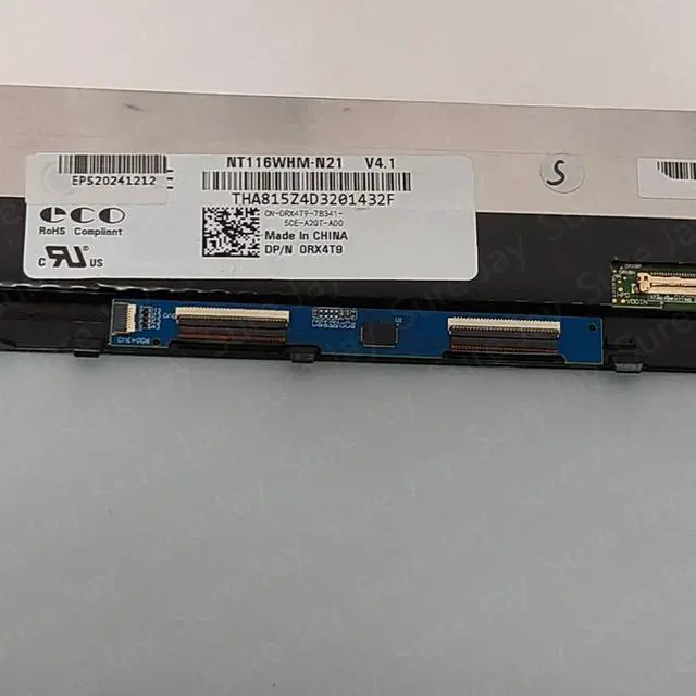 Alt view image 3 of 7 - 11.6" HD LCD Touch Screen +Bezel Assembly for HP ProBook x360 11 G5 EE