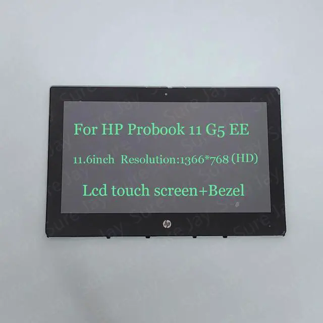 Main image of 11.6" HD LCD Touch Screen +Bezel Assembly for HP ProBook x360 11 G5 EE