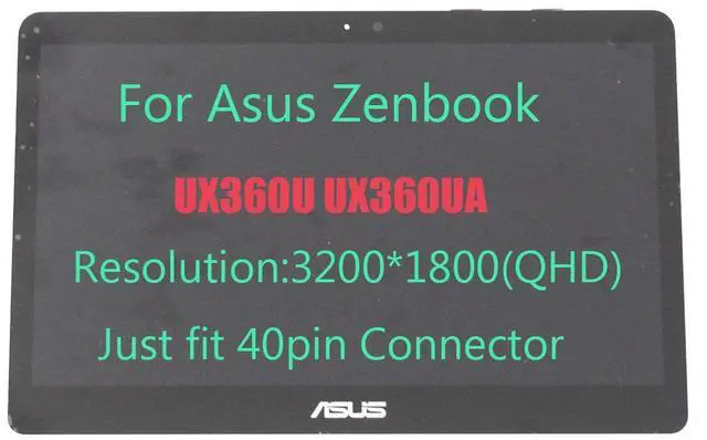 Main image of 13.3 QHD LCD Screen+Touch Digitizer Assembly for Asus Zenbook UX360U UX360UA
