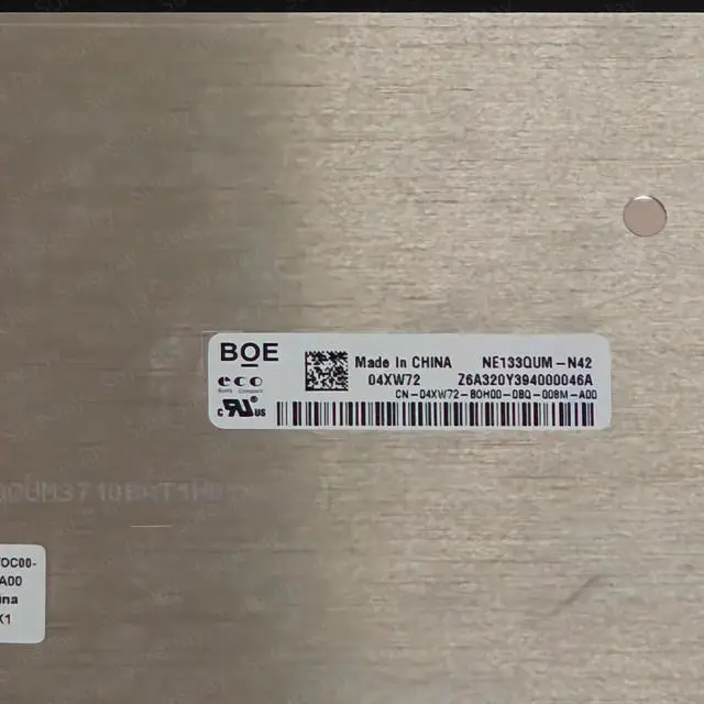 Alt view image 6 of 7 - 13.3'inch UHD LCD Touch Screen+Bezel Assembly for Dell Inspiron 13 7306 6YF6P