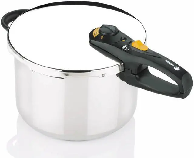 Alt view image 2 of 9 - Fagor Duo Stainless Steel 8 Quart Pressure Cooker 918060787
