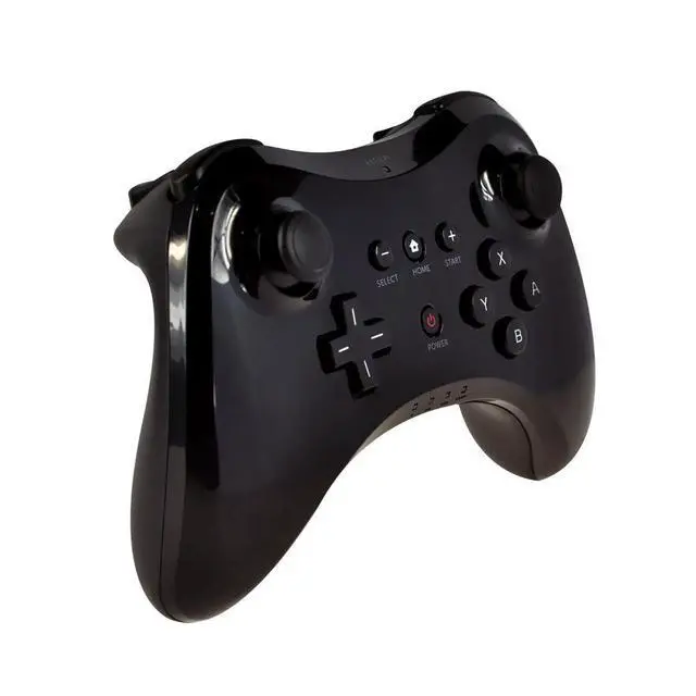 Alt view image 4 of 4 - New Black High Quality U Pro Bluetooth Wireless Controller for Nintendo Wii U