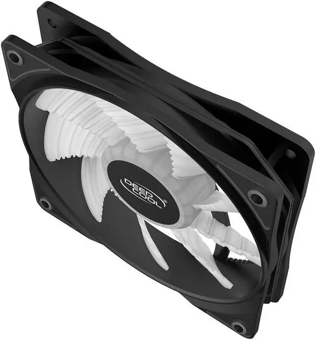 Alt view image 5 of 7 - DEEPCOOL RF120 Single Color LED Fan (RF120B) - 120mm 9-Blade Blue LED Cooling Fan with 3-pin/LP4 Power Connector