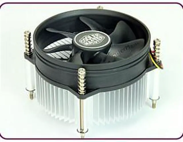 Alt view image 2 of 5 - Cooler Master A98 CPU Cooler 95mm Cooling fan Heatsink For Intel Socket LGA1155 / LGA1156