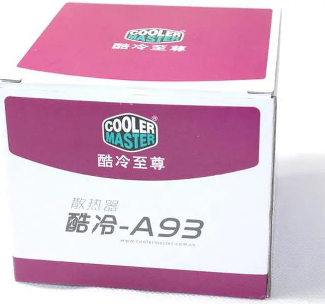 Alt view image 2 of 12 - Cooler Master A93 CPU Cooler - 95mm Cooling fan & Aluminum Heatsink - For Intel CPU Socket LGA775
