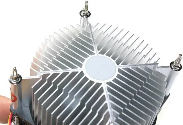 Alt view image 3 of 12 - Cooler Master A93 CPU Cooler - 95mm Cooling fan & Aluminum Heatsink - For Intel CPU Socket LGA775