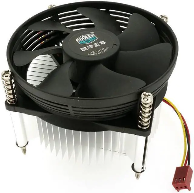Alt view image 7 of 12 - Cooler Master A93 CPU Cooler - 95mm Cooling fan & Aluminum Heatsink - For Intel CPU Socket LGA775