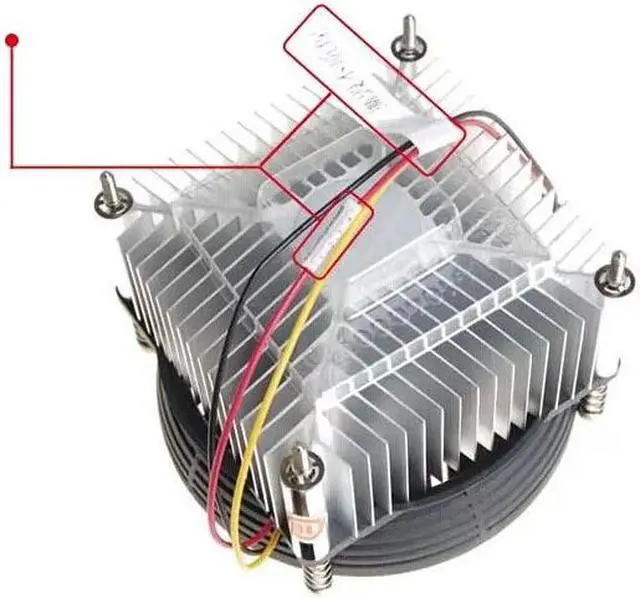 Alt view image 4 of 4 - Cooler Master A95 95mm Cooling fan Computer CPU Cooler
