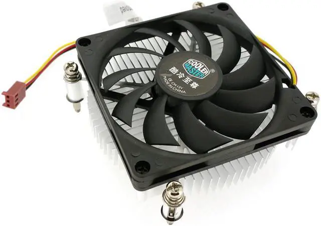 Alt view image 6 of 7 - Cooler Master H115 Low-Profile CPU Cooler - 80mm Slim Cooling Fan & Heatsink - For Intel Socket LGA 1150 / 1151 / 1155 / 1156