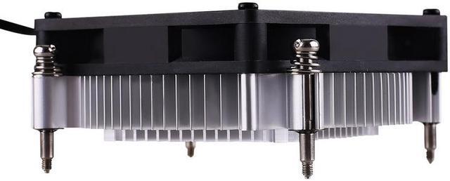 Alt view image 3 of 5 - Cooler Master H116 (Copper Core) Low-Profile CPU Cooler - 80mm Slim Cooling Fan & Heatsink - For Intel Socket LGA 1150 / 1151 / 1155 / 1156