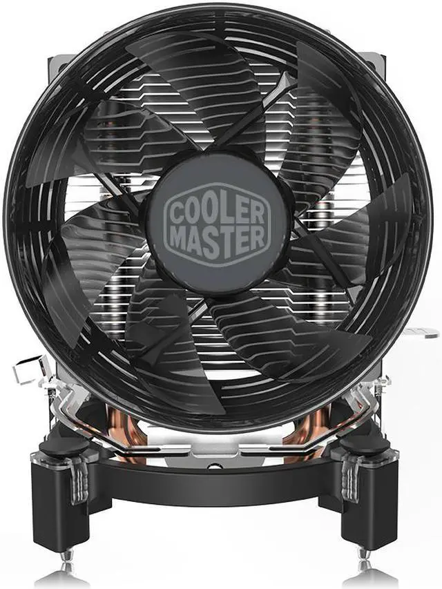 Alt view image 4 of 7 - Cooler Master Blizzard T20 (Red LED ver.) - CPU Cooler with 92mm Cone Shaped LED Cooling Fan & 2 Copper Heatpipes - For AMD Socket AM4/AM3+/AM3/AM2+/AM2/FM2+/FM2/FM1 Intel LGA 1156/1155/1151/1150/775