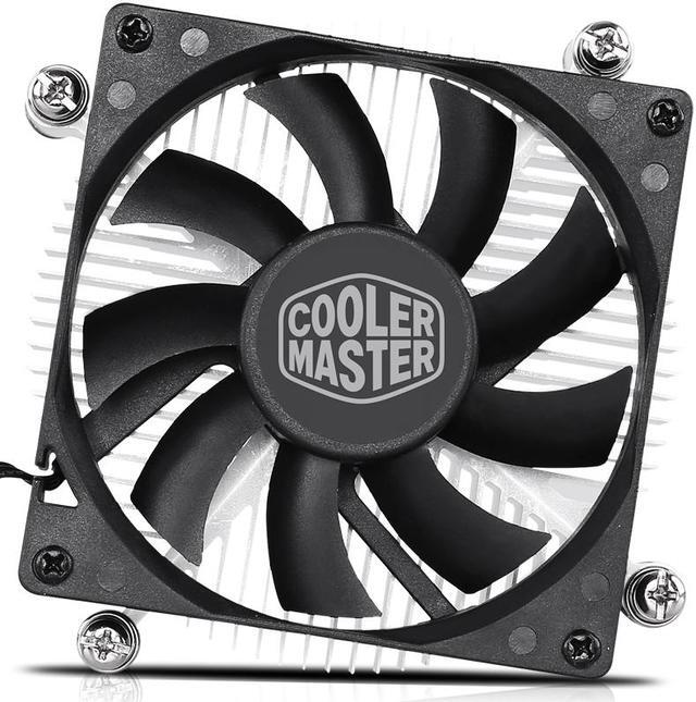 Alt view image 5 of 5 - Cooler Master H116 (Copper Core) Low-Profile CPU Cooler - 80mm Slim Cooling Fan & Heatsink - For Intel Socket LGA 1150 / 1151 / 1155 / 1156