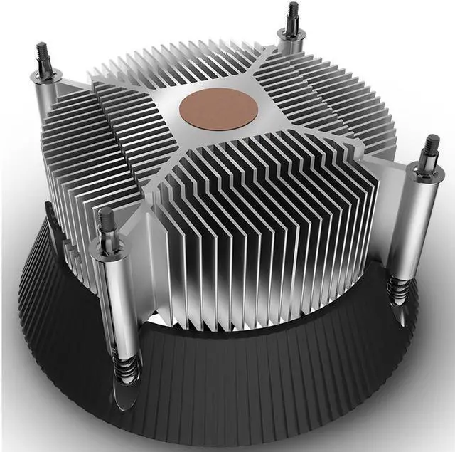 Alt view image 5 of 7 - Cooler Master i70c (Copper Core) CPU Cooler - 120mm Blue LED PWM Cooling Fan & Heatsink - For Intel Socket LGA 1150 / 1151 / 1155 / 1156