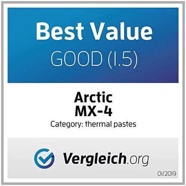 Alt view image 5 of 9 - ARCTIC MX-4 2019 Edition - Thermal Compound Paste - Carbon Based High Performance - Heatsink Paste - Thermal Compound CPU for All Coolers, Thermal Interface Material - High Durability - 2 Grams