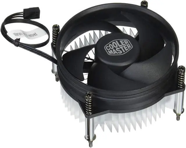 Alt view image 5 of 10 - Cooler Master i30 CPU Cooler - 92mm Low Noise Cooling Fan & Heatsink - For Intel Socket LGA 1150 / 1151 / 1155 / 1156
