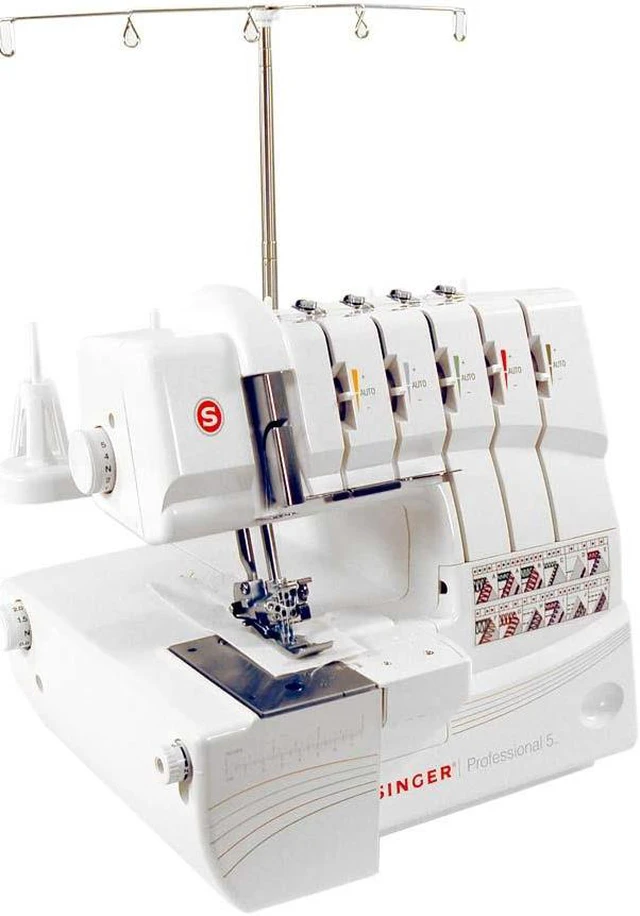 Alt view image 7 of 13 - Singer Professional 5 Serger 14T968DC Electric Sewing Machine - Portable