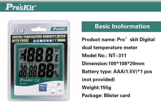 Nt-311 Termometro Igrometro Dig.