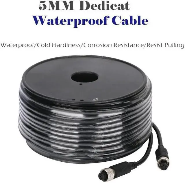 Alt view image 2 of 7 - VisiPower 10 Inch Cable Length 20m/65ft Underwater Fishing Video Camera Fish Finder IP68 Waterproof LEDs 360 Degree Rotating Dome  Rotating Panoramic viewing Camera