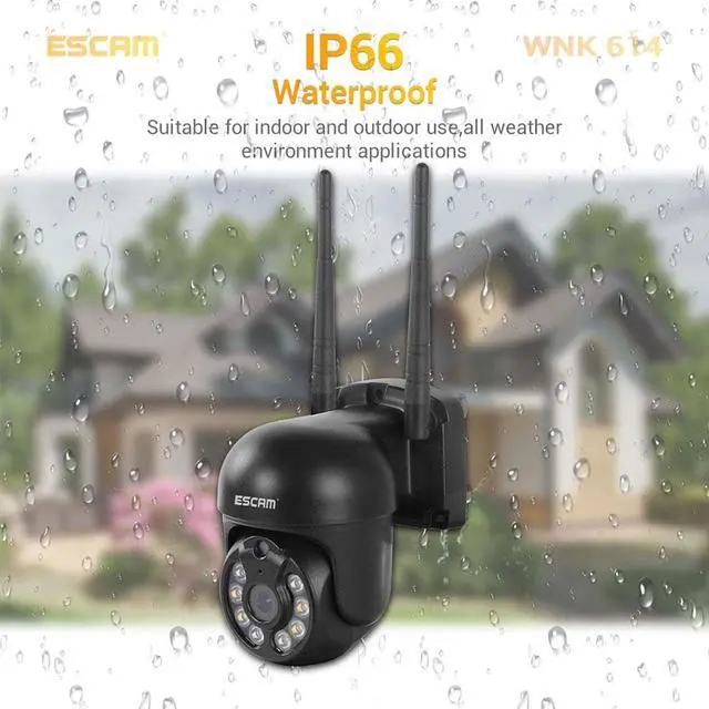 Alt view image 5 of 7 - ESCAM WNK614 Wireless WiFi Security System NVR kit,8CH NVR + 4pcs Indoor wireless 3MP Camera, dual light source, 2-way audio motion detection alarm push Surveillance Camera system Night Vision,Remote