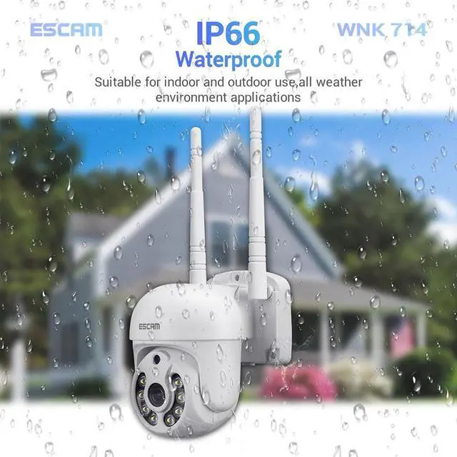 Alt view image 5 of 7 - ESCAM WNK714 wireless Security System camera monitoring kit,8CH NVR 1pcs + 4pcs 3MP dome Indoor wireless camera, dual light source, 2-way audio IR motion detection alarm push,Surveillance Camera syste