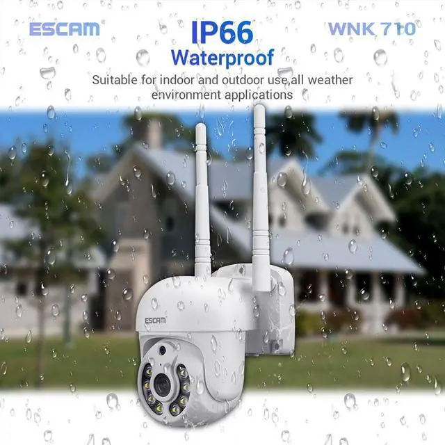 Alt view image 5 of 7 - ESCAM WNK710 3MP Wireless WiFi IP Camera, Security Smart Home indoor Camera for Baby/Pet/Nanny/Garage/Yard, Dual Light Motion Detection Humanoid Detection 2 Way Audio Night Vision IR Pan/Tilt, White