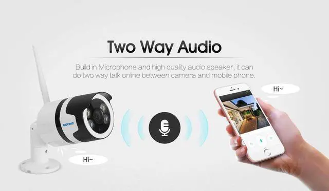 Alt view image 4 of 7 - ESCAM QD109 720P Motion Detection Night Vision smart Dual light Wifi Motion Detection IP Camera Two-way Audio Surveillance