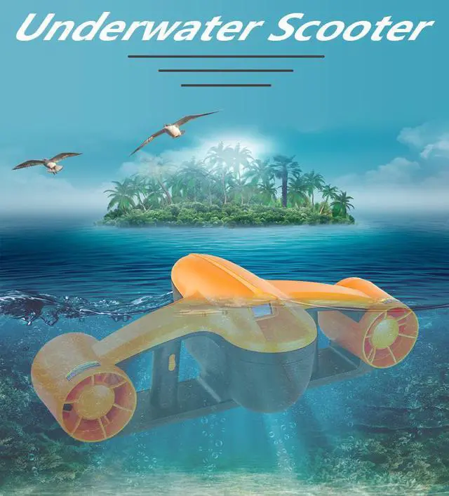 Alt view image 8 of 14 - Underwater thruster diving booster Underwater Scooter Tri-speed switch seascooter underwater shooting drone diving equipment