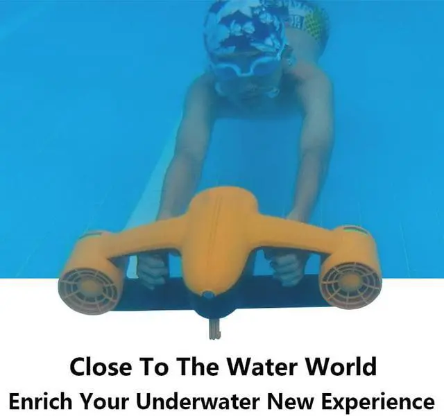 Alt view image 12 of 14 - Underwater thruster diving booster Underwater Scooter Tri-speed switch seascooter underwater shooting drone diving equipment