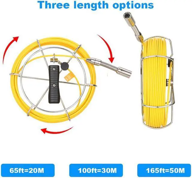 Alt view image 5 of 7 - VisiPower Cable Length 20m/65ft 9" Wireless WiFi Pipe Inspection Video Camera,17MM 8GB SD Card Drain Sewer Pipeline Industrial Endoscope Android/IOS