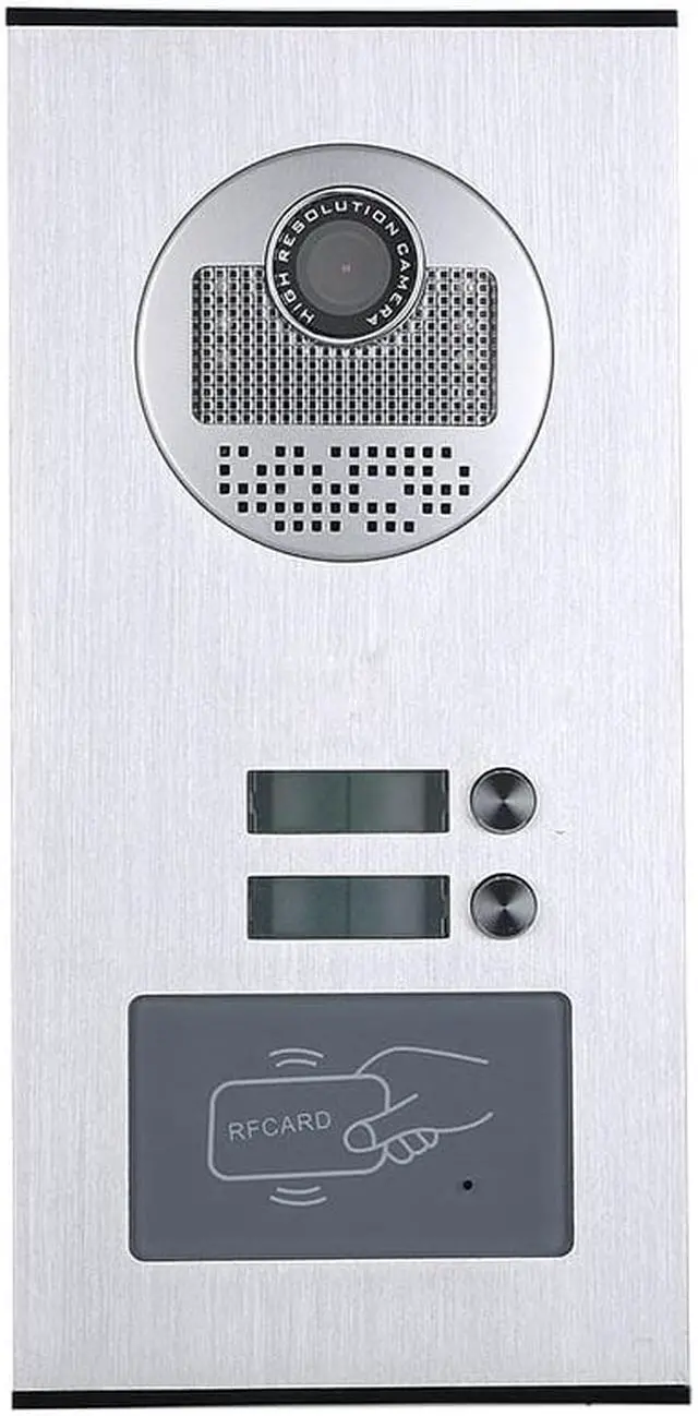 Alt view image 3 of 7 - Wired WIFI 10 Inch BUS 2 Wire Video Door Phone Intercom systems Kit for home 2 Units Apartment  Night Vision  Support Remote APP 2monitor