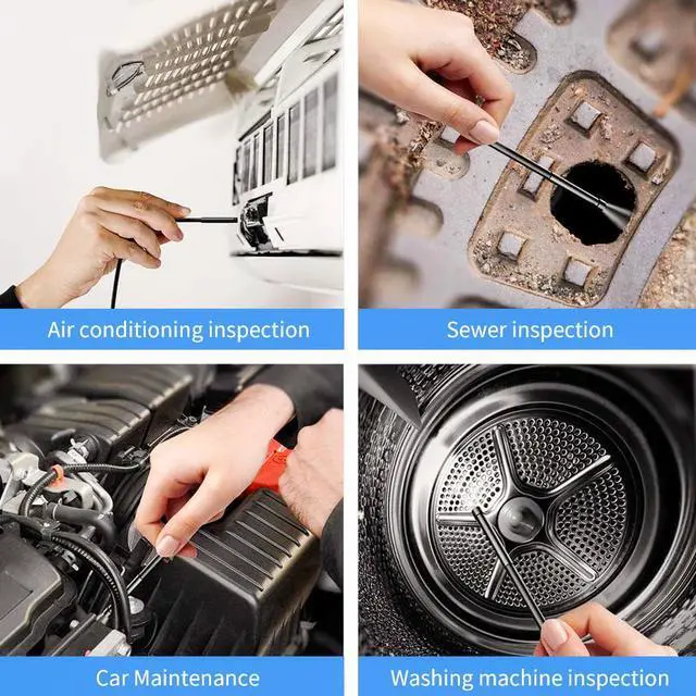 Alt view image 2 of 7 - Handheld Portable Vehicle-mounted Pipeline Inspection Camera Endoscope P100-2m