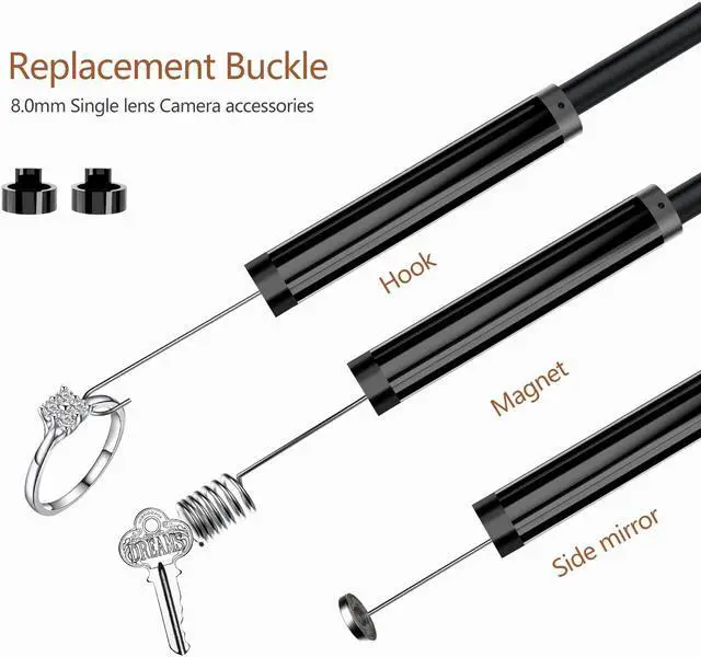 Alt view image 5 of 7 - Handheld Portable Vehicle-mounted Pipeline Inspection Camera Endoscope P100-2m