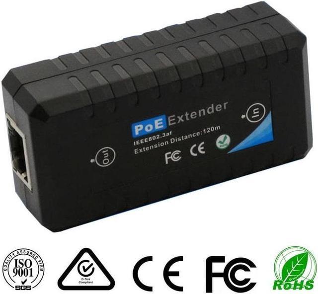 Alt view image 2 of 3 - 1 Port PoE Extender 10/100M IEEE802.3af Transmission 120M For Ethernet IP Camera