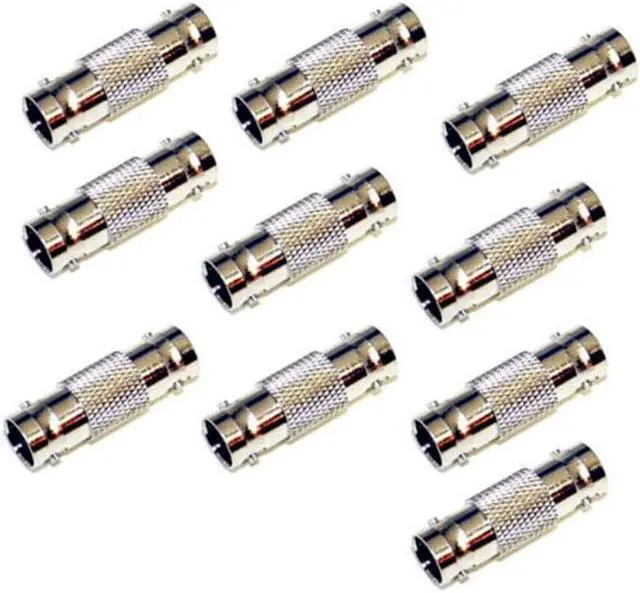 Alt view image 2 of 4 - 10 Pack Lot -BNC Female Coax Cable Coupler Adapter Connector for CCTV RG59 RG60 US STOCK