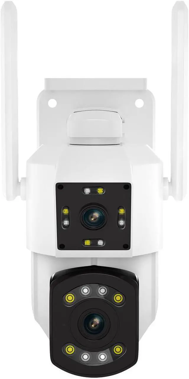 Alt view image 2 of 14 - WiFi 3MP dual lens dual light Pan/Tilt Motion Detection Outdoor Smart Alarm IR IP Camera 2 Way Audio IP66