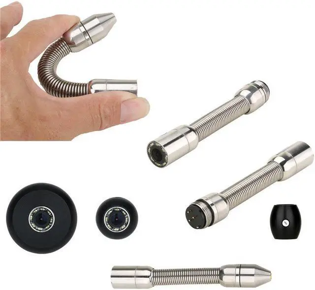 Alt view image 4 of 7 - VisiPower 9in Ultra HD  DVR Distance Counter Sewer Pipe Inspection 17mm Pipe Video ,Drain Industrial Endoscope Cable Length 20m/65ft Camera