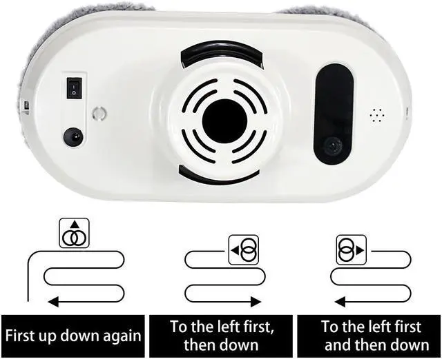 Alt view image 9 of 11 - Remote Control Smart Robot household High Rise Windows  Cleaner Glass Blot Dust Cleaning machine Y33  hands-free